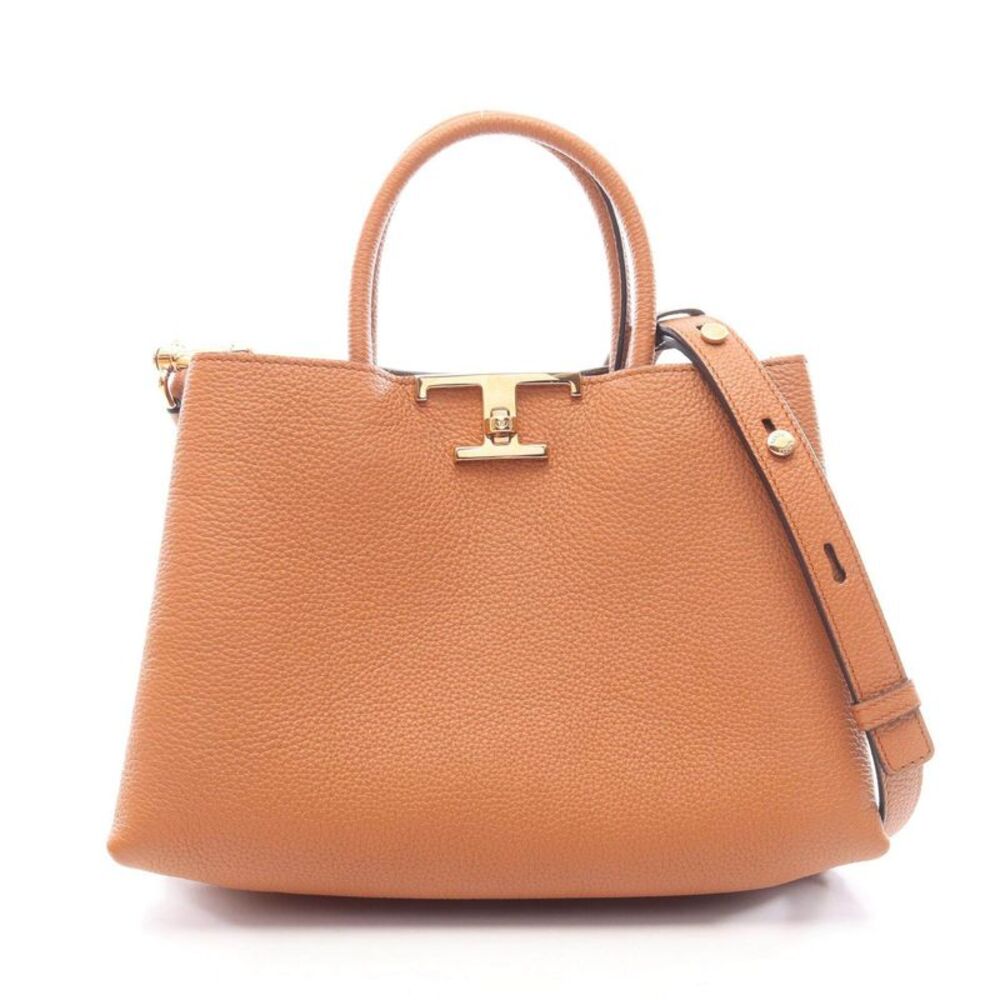 Tod's T-TIMELESS SHOPPING BAG leather 2way handbag